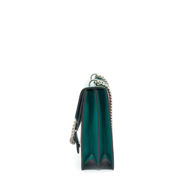 Gucci Dionysus Large Shoulder Bag Flower Green - Barde - Image 4