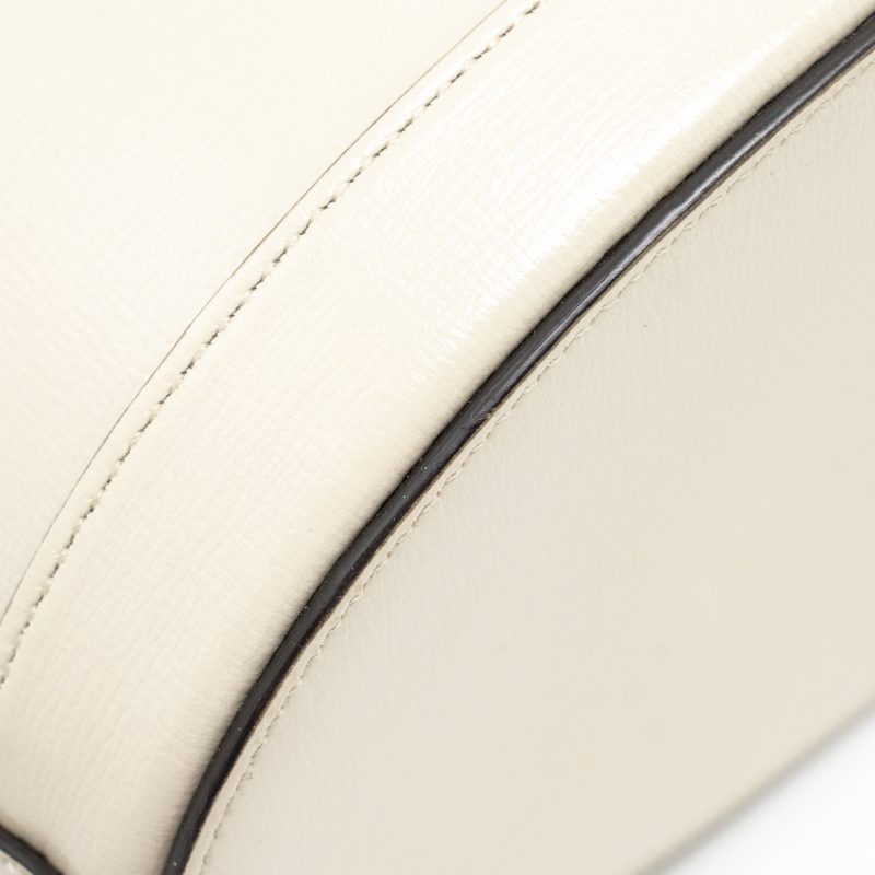 Gucci 1955 Horsebit Bucket Tote Bag Calfskin White GHW - Barde - Image 8