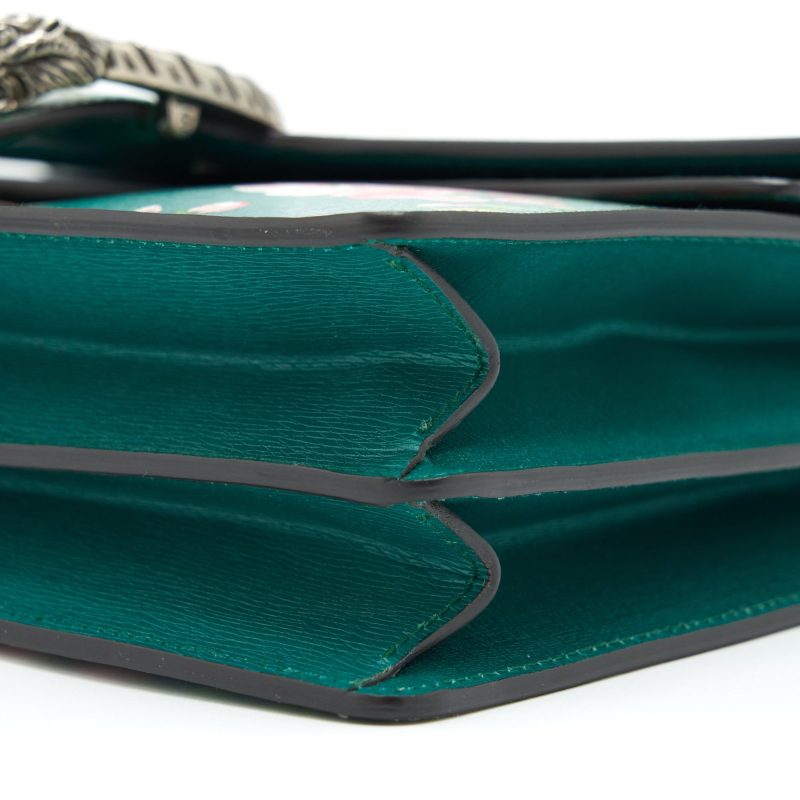 Gucci Dionysus Large Shoulder Bag Flower Green - Barde - Image 6