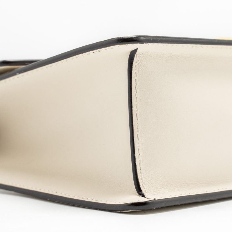 Gucci Medium Sylvie Bag calfskin white GHW - Barde - Image 6