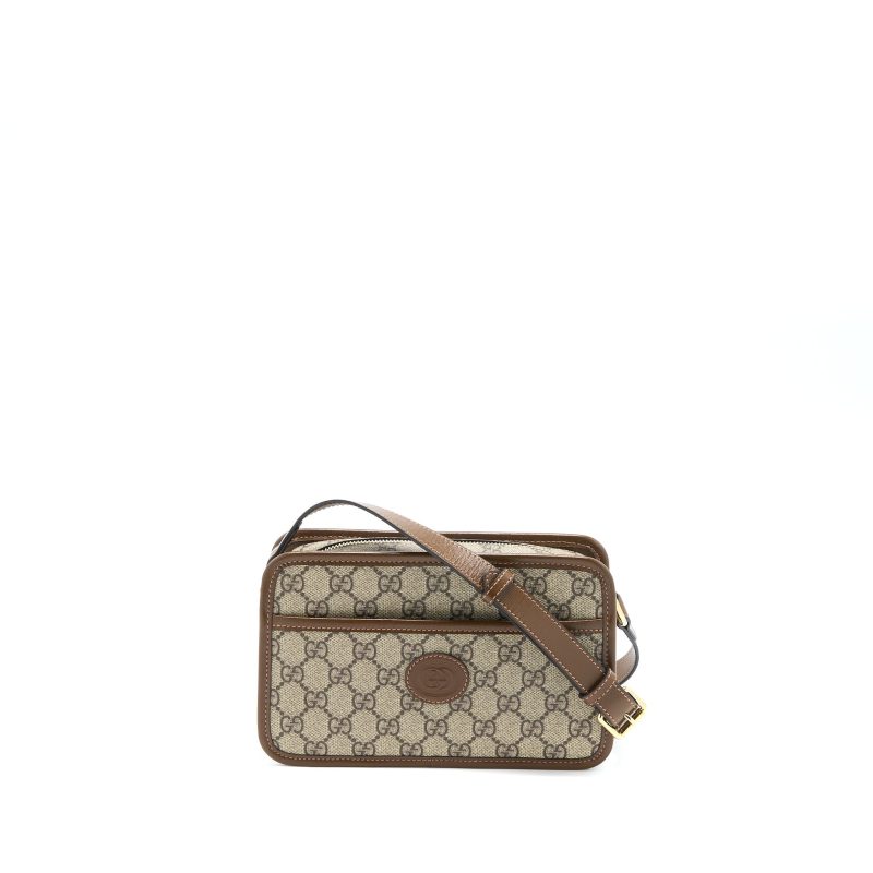 Gucci Mini Bag Interlocking G in GG Supreme Canvas GHW - Barde