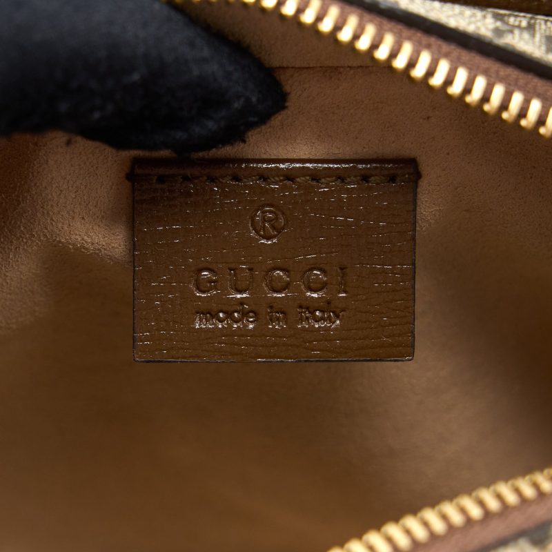 Gucci Mini Bag Interlocking G in GG Supreme Canvas GHW - Barde - Image 9