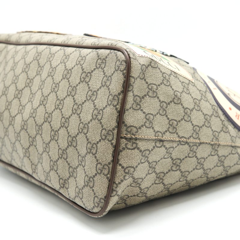 Gucci Supreme canvas tote Bag with sticker - Barde - Image 8