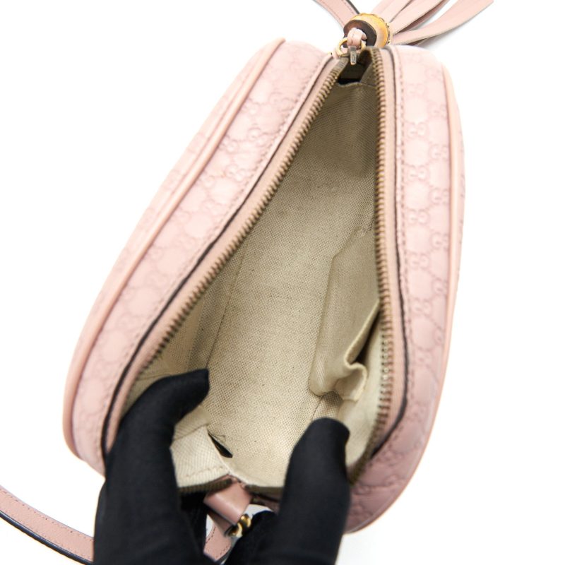 Gucci Calf Skin Leather Bamboo Camera Bag - Barde - Image 10