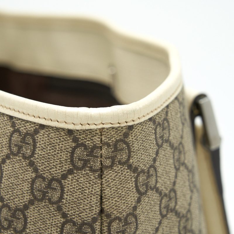 Gucci Tote Bag GG Supreme Canvas And Leather SHW - Barde - Image 7
