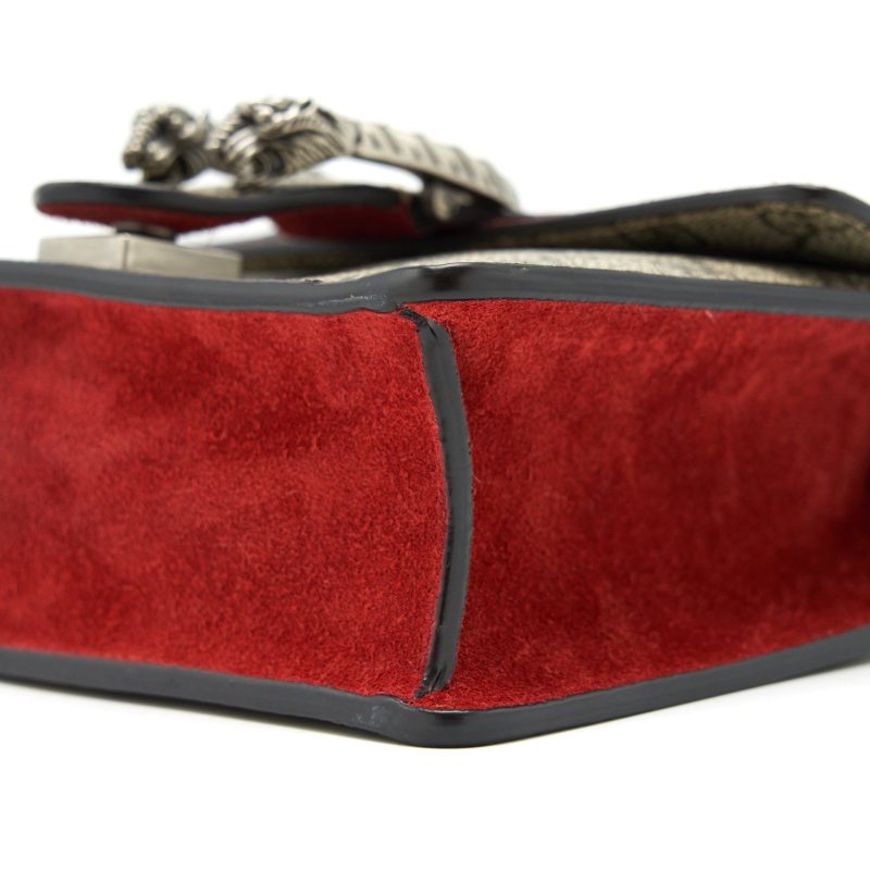 Gucci Dionysus GG supreme mini bag Red - Barde - Image 7