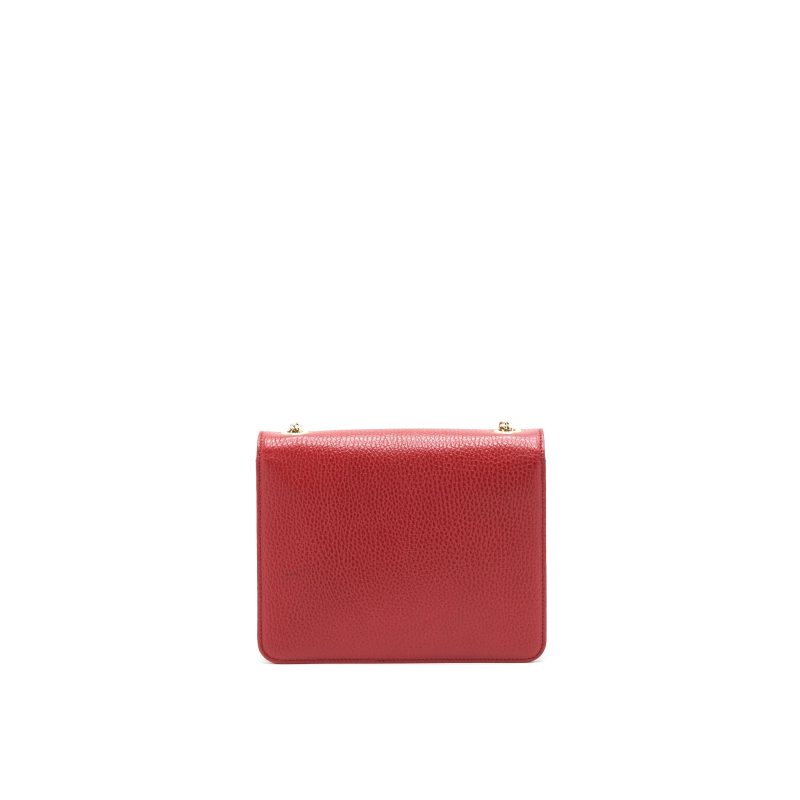 Gucci GG Interlocking Small Chain crossbody Bag Red with LGHW - Barde - Image 2