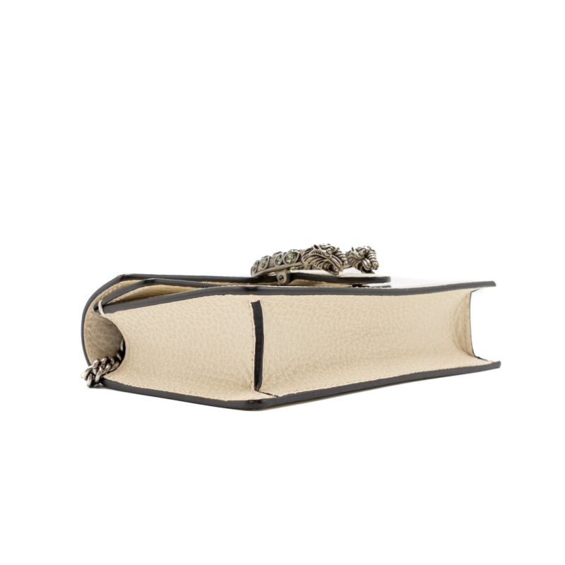 Gucci Super Mini Dionysus Calfskin White ruthenium SHW - Barde - Image 7