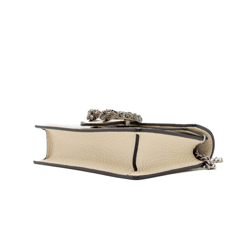 Gucci Super Mini Dionysus Calfskin White ruthenium SHW - Barde - Image 8