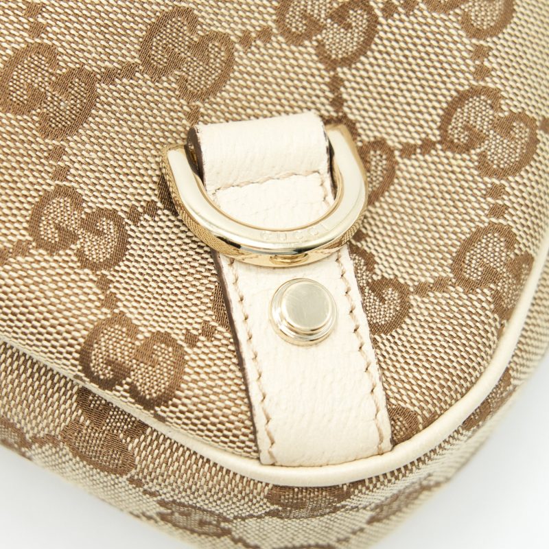 Gucci Abbey Canvas Leather Shoulder Bag - Barde - Image 8