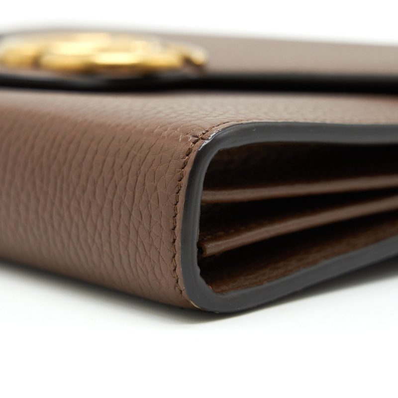 Gucci GG Marmont Chain Wallets Brown - Barde - Image 8