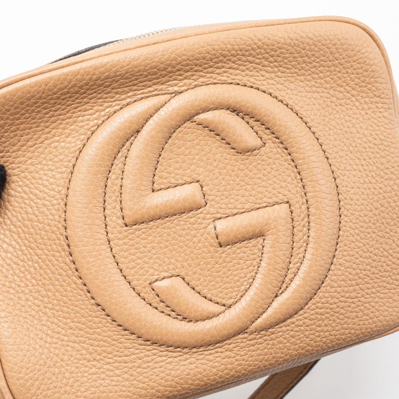 Gucci Disco Soho Bag Calfskin Beige GHW - Barde - Image 8