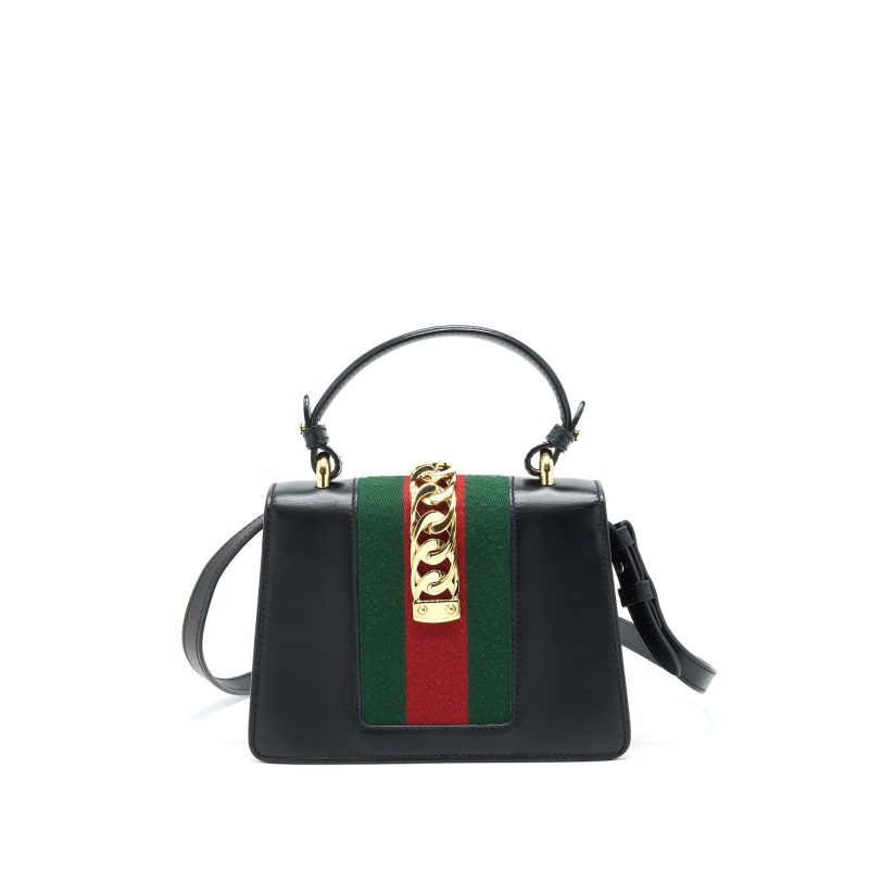 Gucci Mini Sylvie 20cm Black - Barde - Image 2
