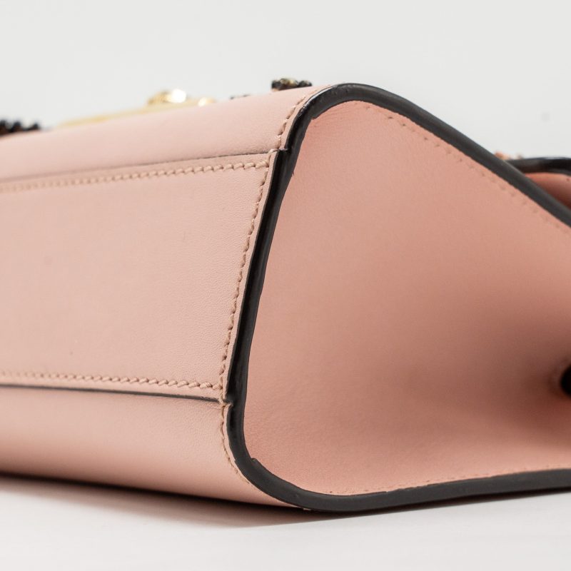 Gucci Padlock Chain Bag Crystal Stars Calfskin Pink GHW - Barde - Image 7