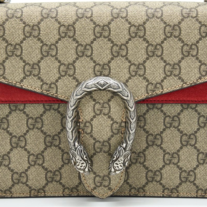 Gucci Dionysus Shoulder Bag GG Supreme Canvas SHW - Barde - Image 7