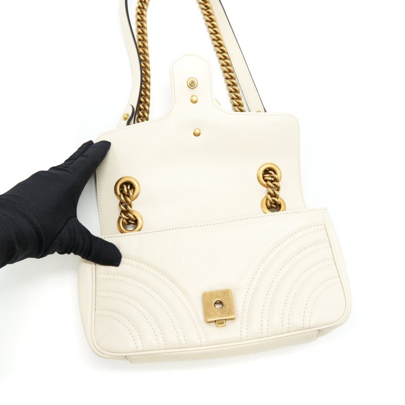 GUCCI GG MINI MARMONT CREAM WHITE - Barde - Image 8