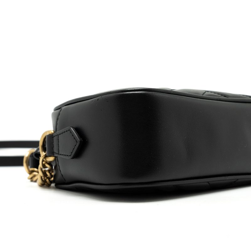 Gucci GG Marmont Matelasse Mini Bag Calfskin Black GHW - Barde - Image 10