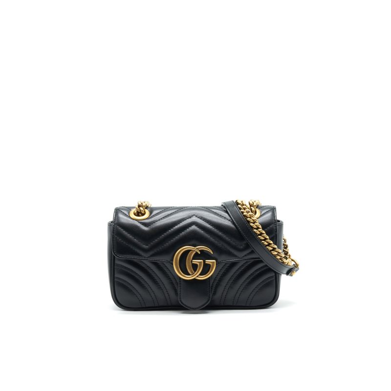 GUCCI GG MINI MARMONT BLACK - Barde