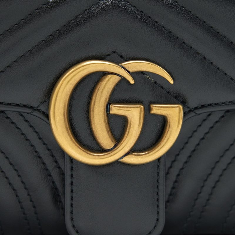 GUCCI GG MINI MARMONT BLACK - Barde - Image 8