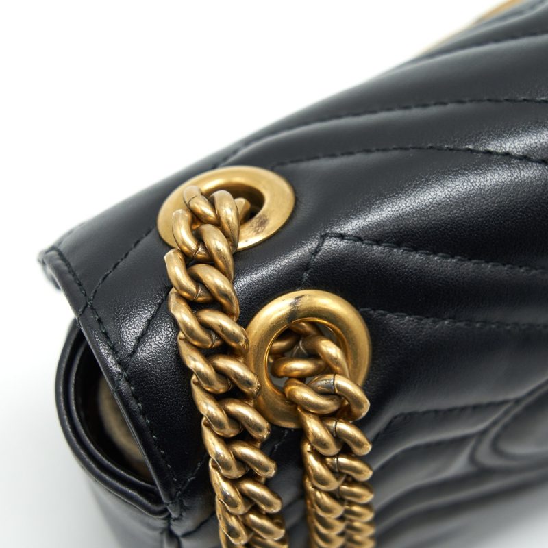 GUCCI GG MINI MARMONT BLACK - Barde - Image 9
