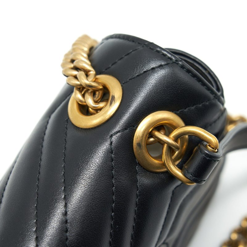 GUCCI GG MINI MARMONT BLACK - Barde - Image 10