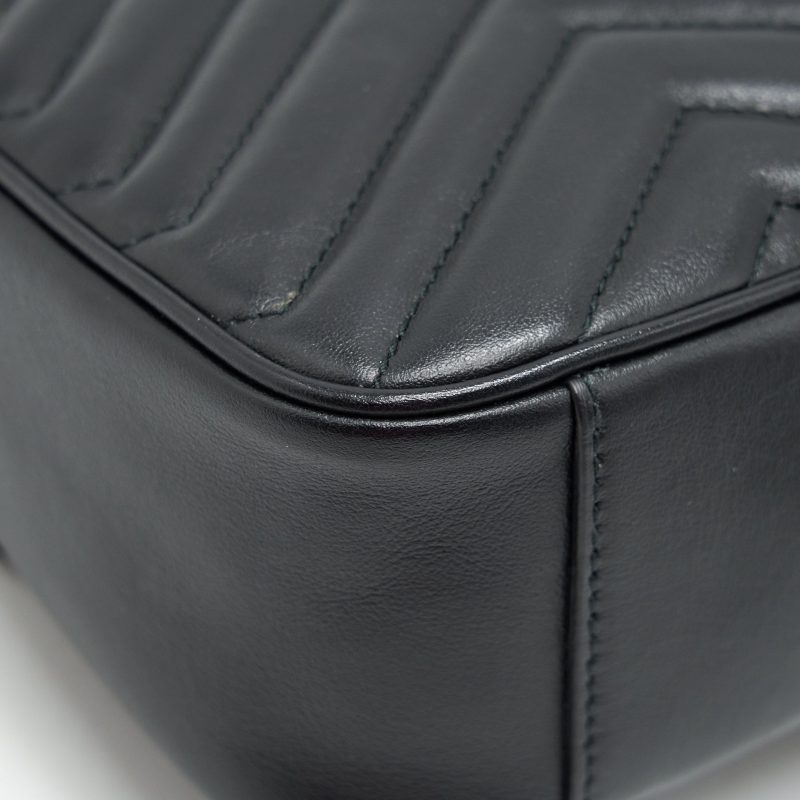 Gucci GG Marmont Shoulder Bag 26cm Black with GHW - Barde - Image 10