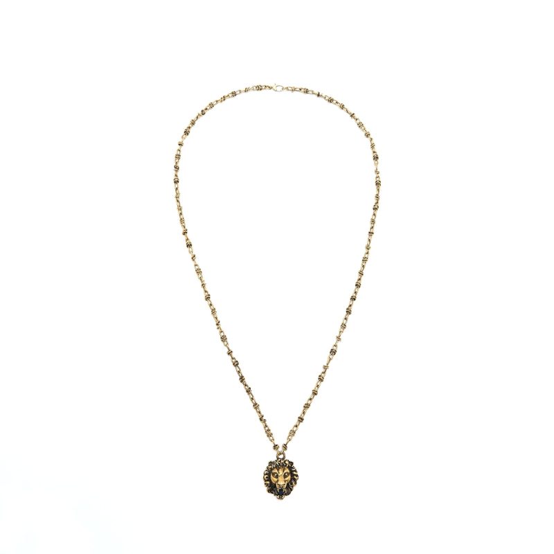 Gucci Lion Long Necklace (large Version) - Barde
