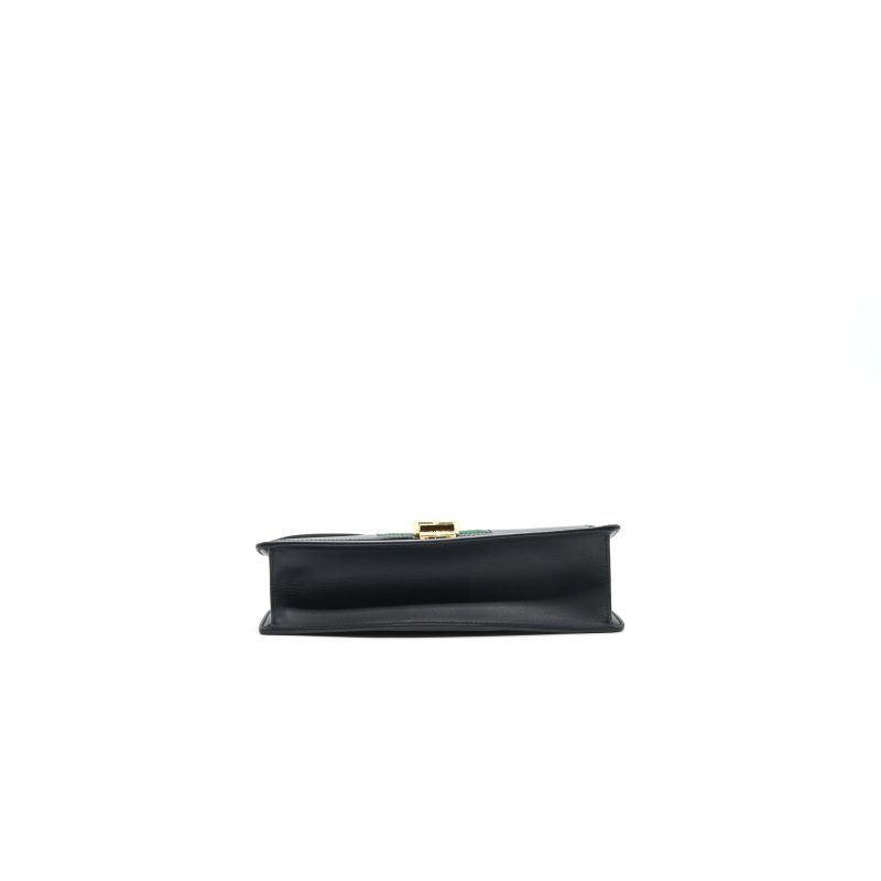 GUCCI SYLVIA SMALL LEATHER BAG BLACK - Barde - Image 5