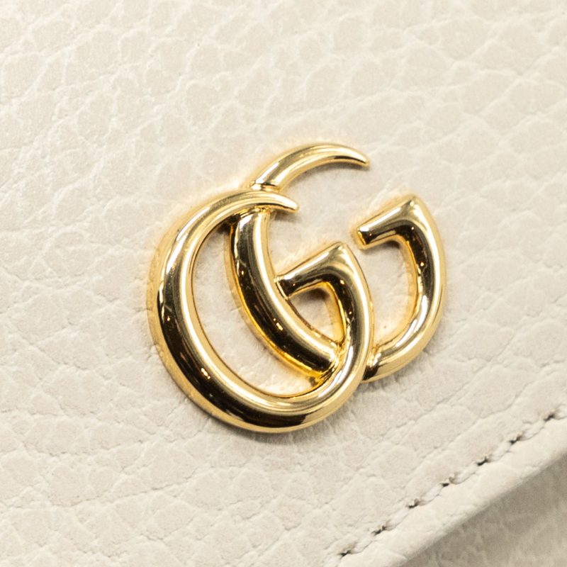 Gucci Ophidia Key Case Calfskin White GHW - Barde - Image 7