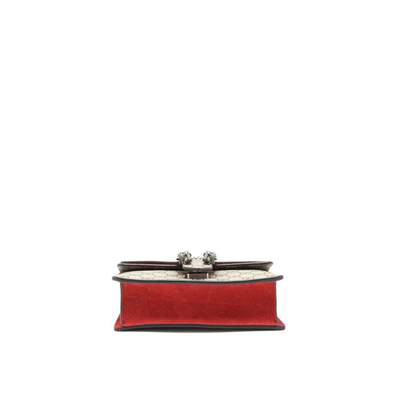 Gucci mini Dionysus Red Suede Crossbody Bag - Barde - Image 5