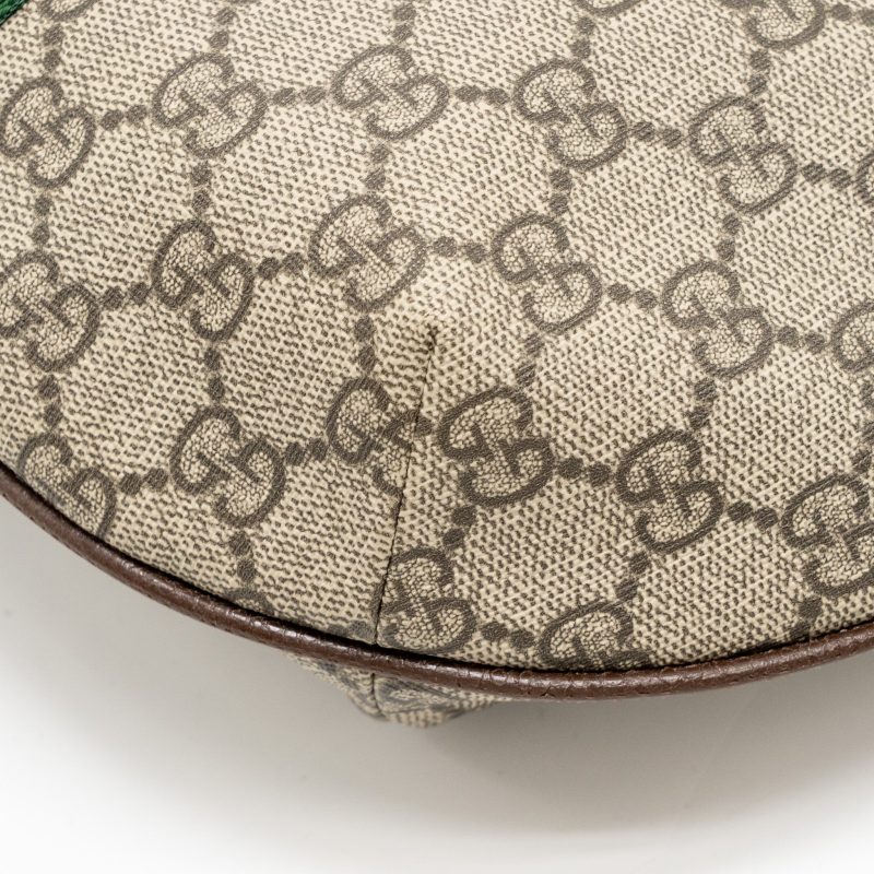 Gucci Small Ophidia Half Moon Crossbody Hobo Bag GG Supreme Canvas GHW - Barde - Image 10