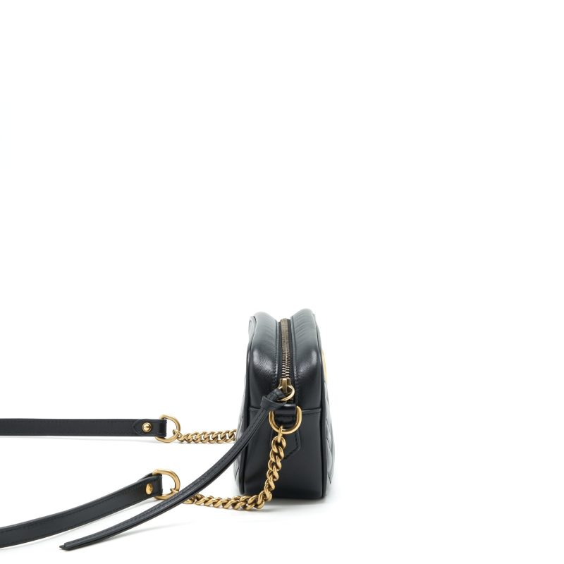 Gucci Marmont Camera Bag Black GHW - Barde - Image 3