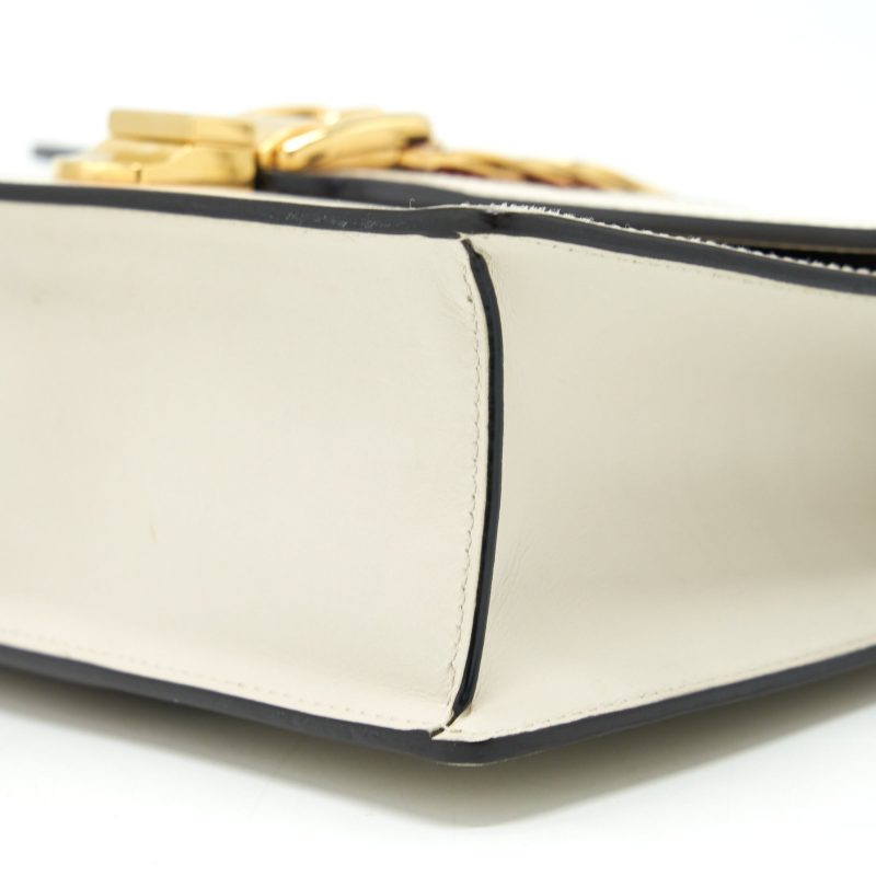 Gucci Small Sylvie Bag White GHW - Barde - Image 9