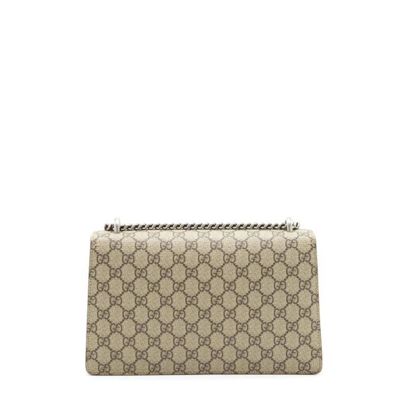 Gucci Dionysus Shoulder Bag Red/GG Supreme Canvas SHW - Barde - Image 2