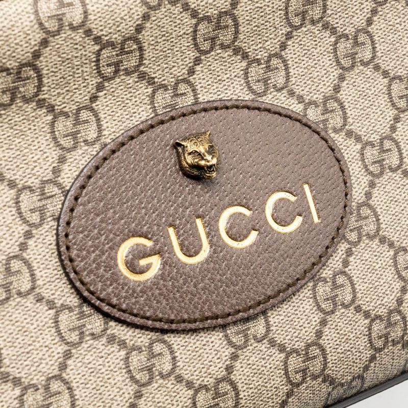 Gucci Camera Bag GG Supreme Canvas/Leather Brown/Multicolour GHW - Barde - Image 8