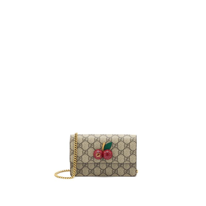 Gucci Supreme Mini Bag Cherries GG Supreme Canvas GHW - Barde