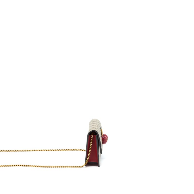 Gucci Supreme Mini Bag Cherries GG Supreme Canvas GHW - Barde - Image 3