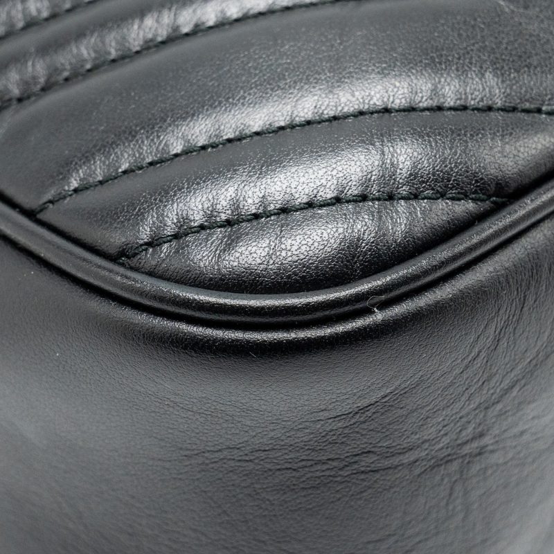 Gucci Marmont Camera Bag Calfskin Black GHW - Barde - Image 10
