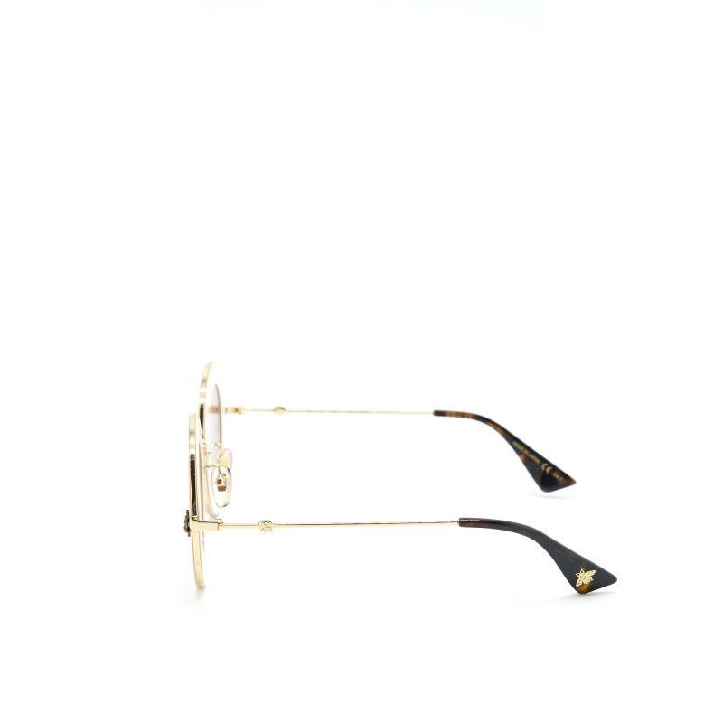 Gucci L’aveugle Par Amour Sunglasses White/Multicolour - Barde - Image 3