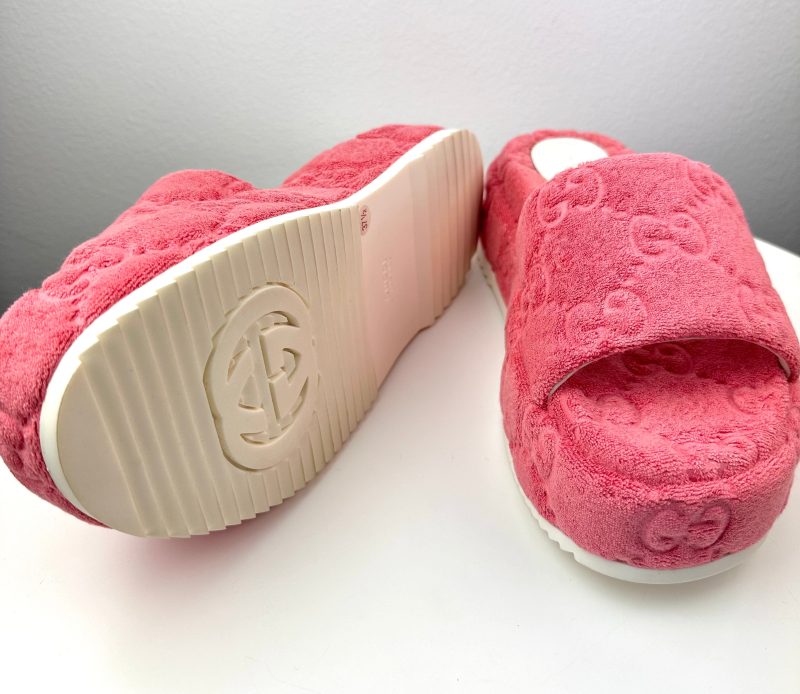 Gucci GG Terry Platform Sandals - Barde - Image 5