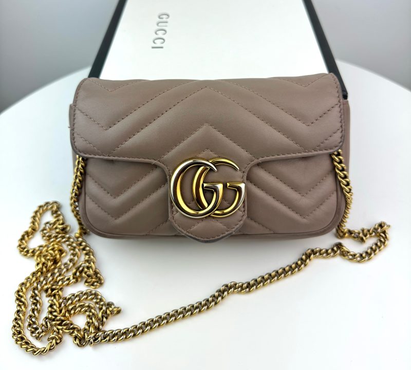 Gucci GG Marmont Super Mini Nude - Barde - Image 2