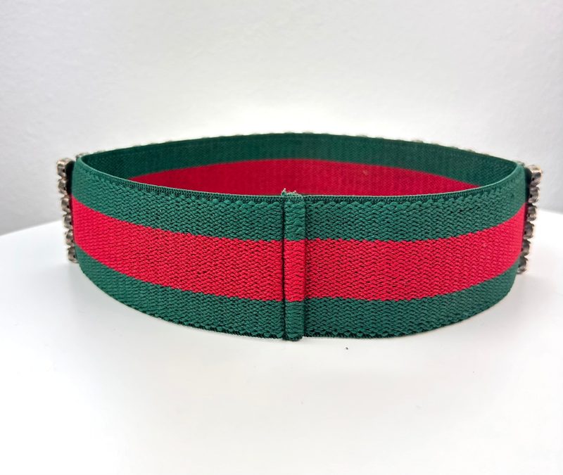 Gucci Web Gucci headband with crystals - Barde - Image 2