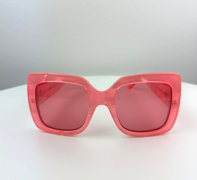 Gucci Square Pink Sunglasses - Barde - Image 3