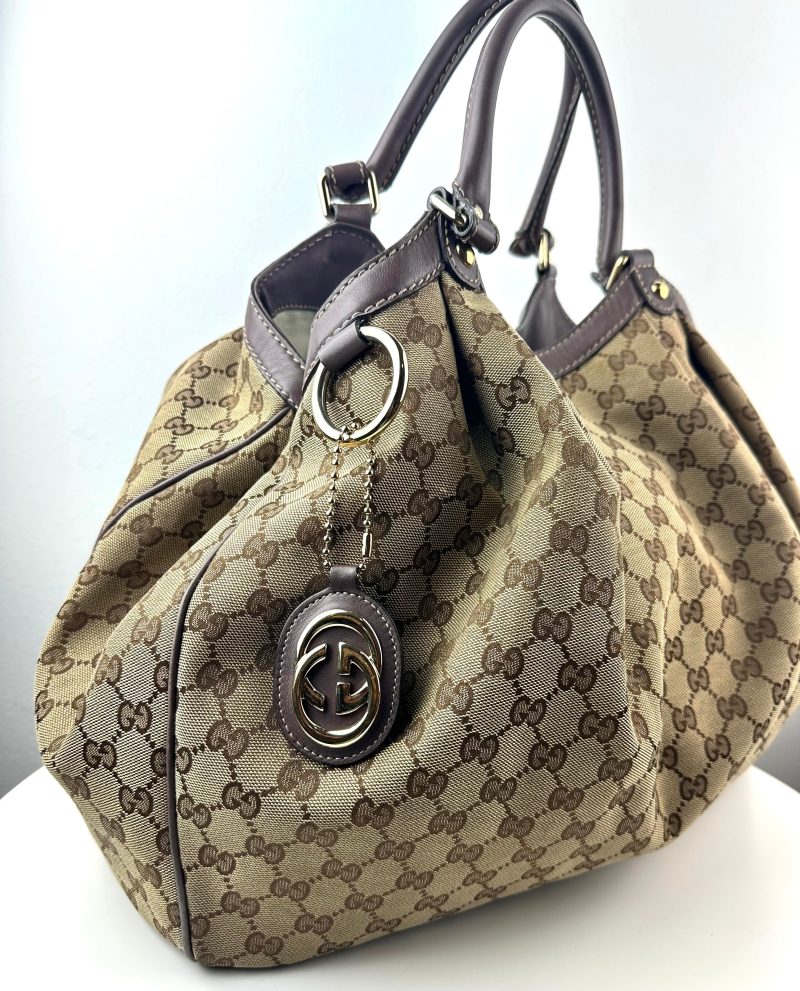 Gucci GG Canvas Sukey Tote Bag - Barde - Image 4