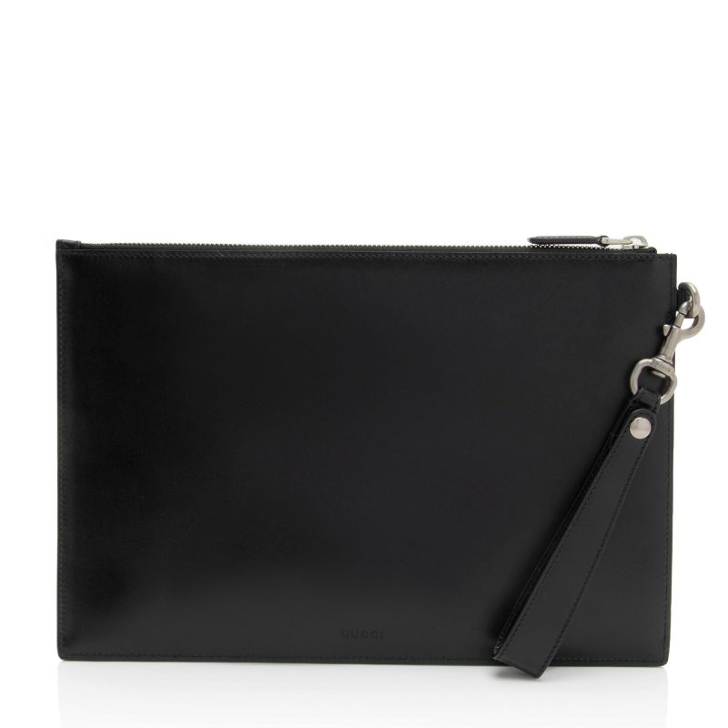 Gucci Calfskin GG Marmont Zip Pouch (SHF-v6RW8N) - Barde - Image 3