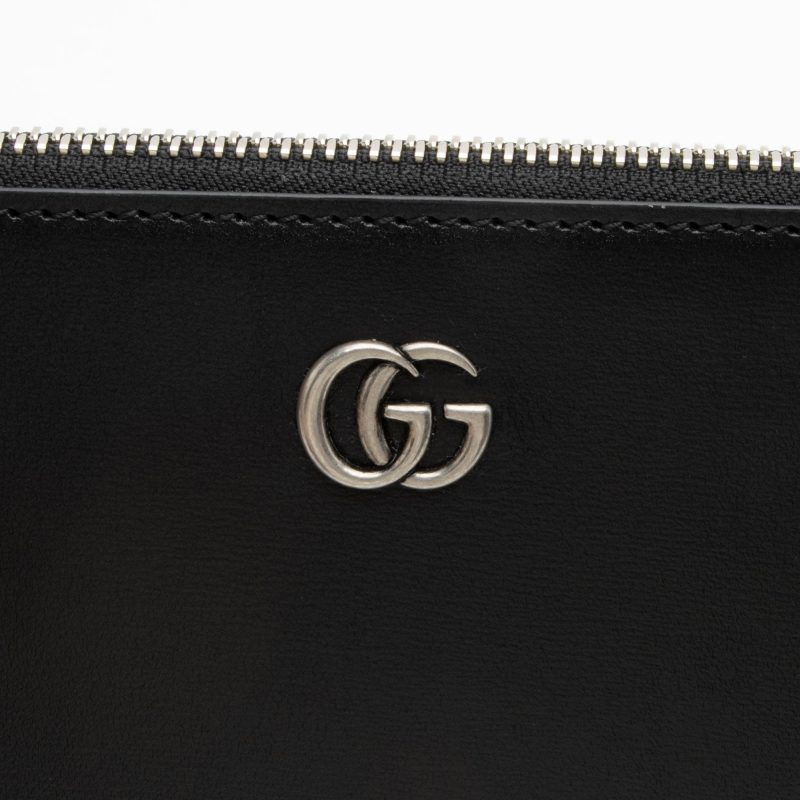 Gucci Calfskin GG Marmont Zip Pouch (SHF-v6RW8N) - Barde - Image 10
