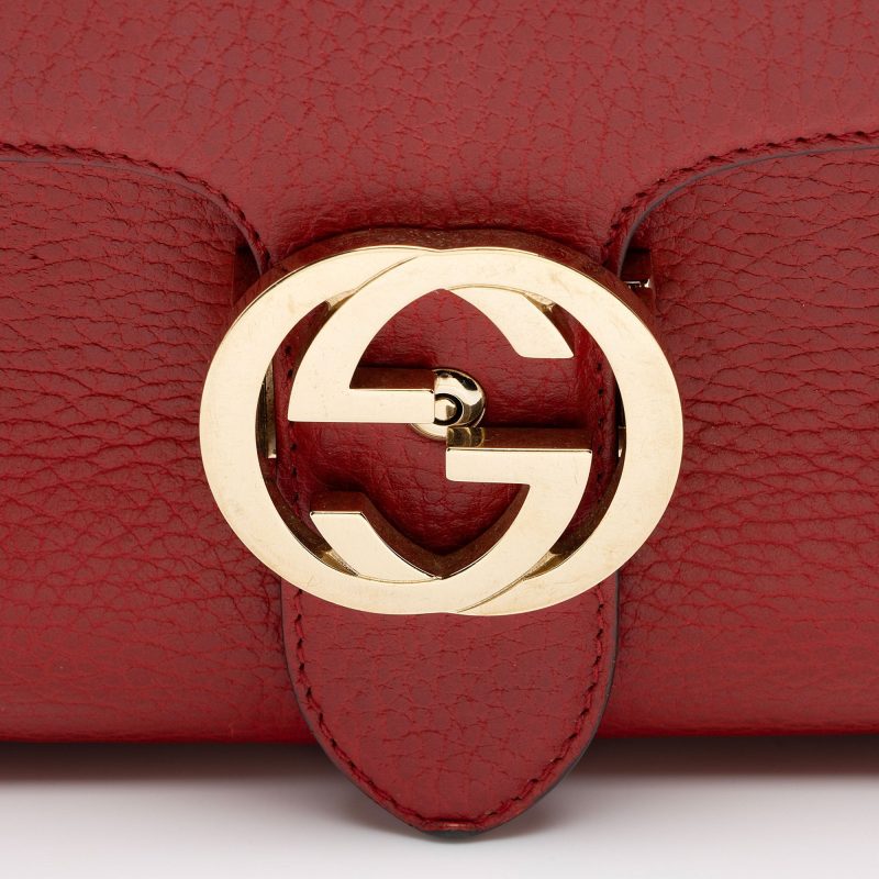 Gucci Leather Interlocking G Small Top Handle (SHF-AHX4Rx) - Barde - Image 9
