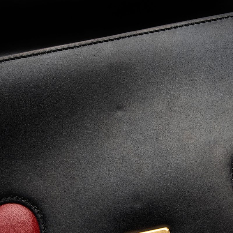 Gucci Calfskin Malaga Kid Heart GG Marmont Small Flap Bag (SHF-zpvPWY) - Barde - Image 10