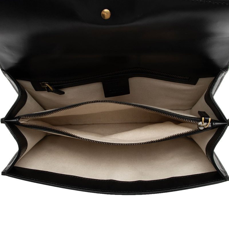 Gucci Calfskin Malaga Kid Heart GG Marmont Small Flap Bag (SHF-zpvPWY) - Barde - Image 7