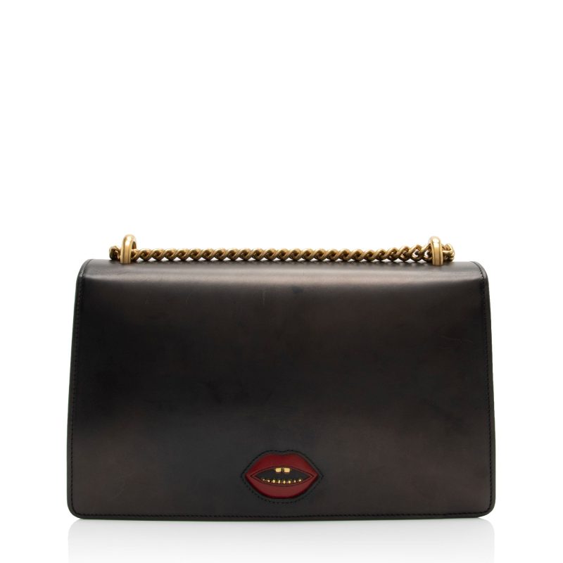 Gucci Calfskin Malaga Kid Heart GG Marmont Small Flap Bag (SHF-oXH119) - Barde - Image 3